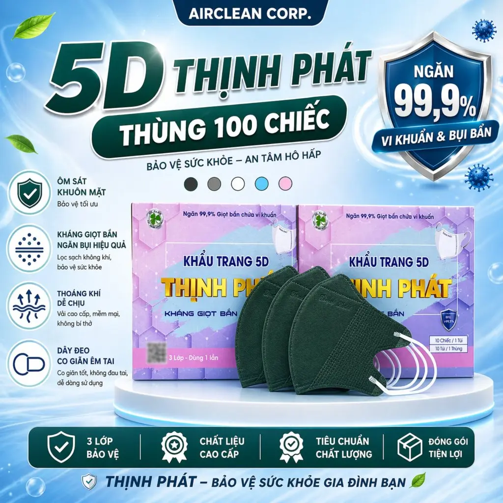 Thùng 100 Chiếc - Màu Xanh Đậm