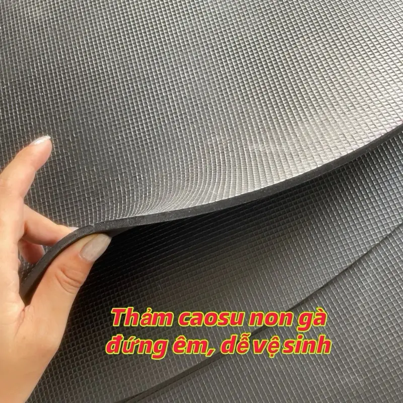 Thảm lót bội gà 1m1 caosu non 2 mặt chống trượt 4