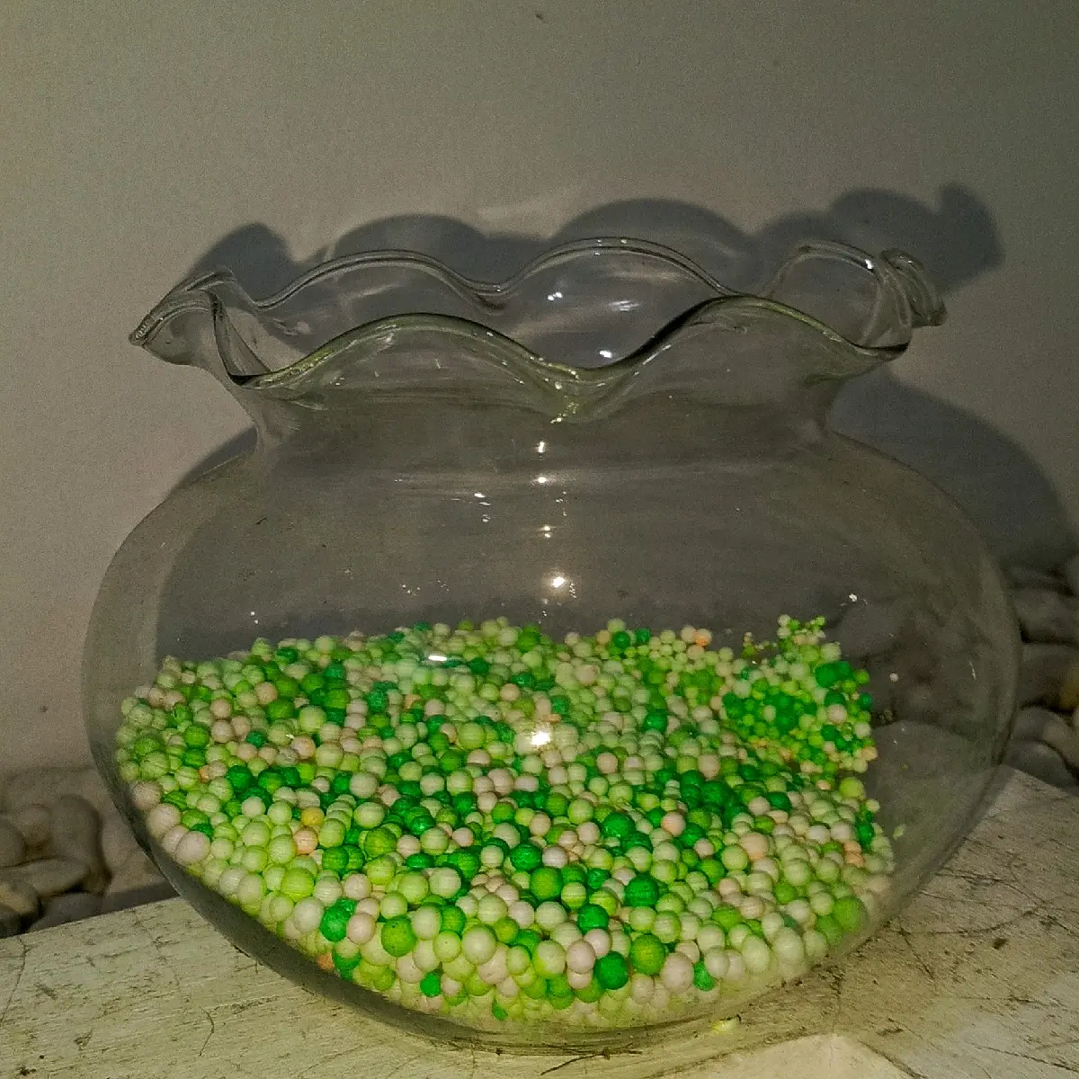 aquarium bulat bening avoice