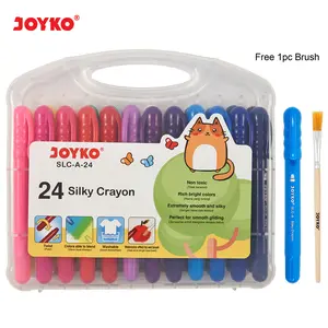 Joyko Twist Crayon Silky Crayon Oil Pastel 24 Colours / Krayon Halus Krayon Joyko 24 Warna SLC-A-24