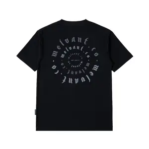 Melvant - MTS Hipa Black T shirt | Baju Kaos Hitam Pria / Tshirt Bahan Cotton