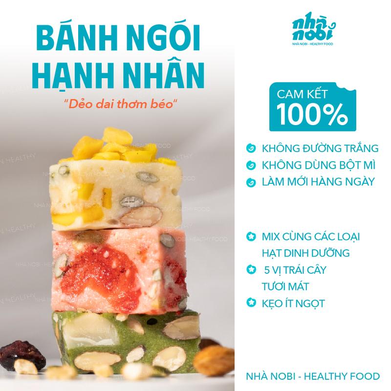 Kẹo Nougat Hạnh Phúc Mix Trái Cây I Tiệm Ăn Vặt Nhà Nobita | Túi 250G - 500G I Kẹo Dinh Dưỡng Ít Ngọt Với 5 Vị Mix Sữa Hạt, Hương Trái Cây Tự Nhiên | Food Snack