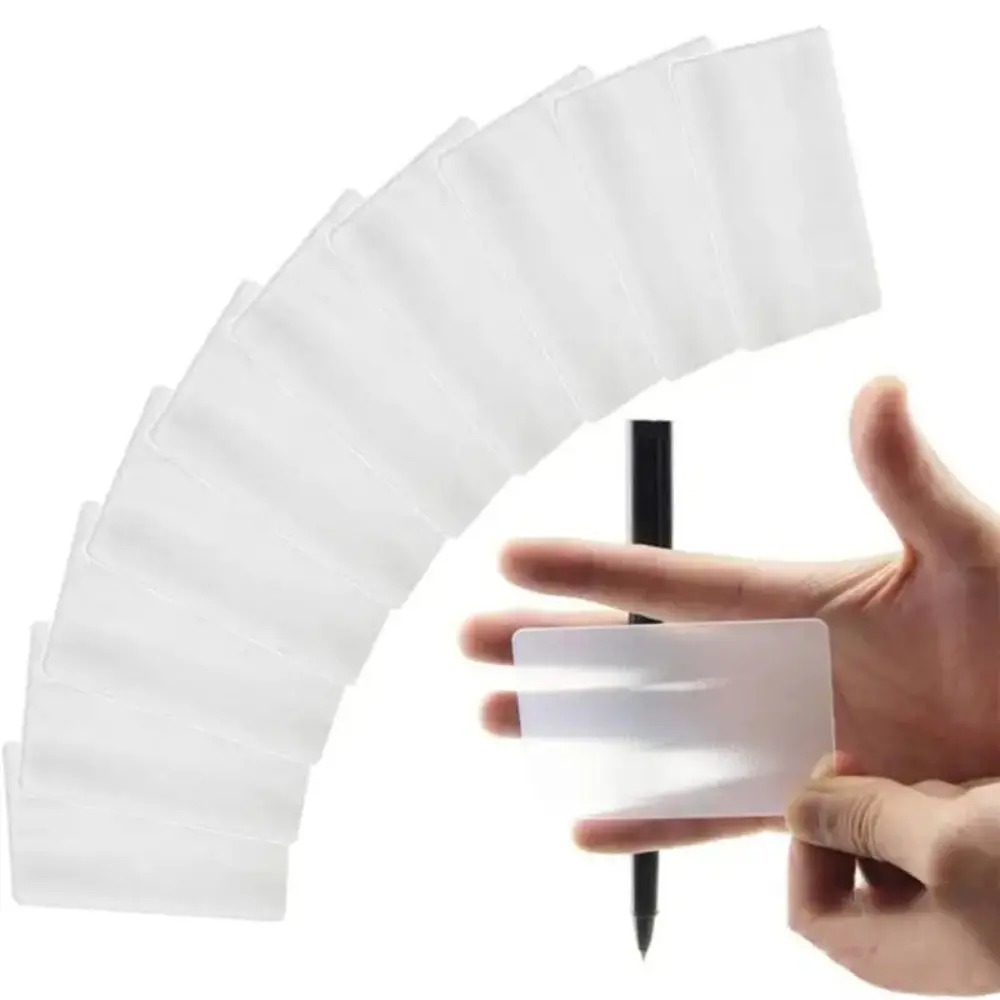Creative Tricky Lubor's Lens Card Lubors Gimmick Street Magic Tricks Close Up Magician Toy Magic Card Kids