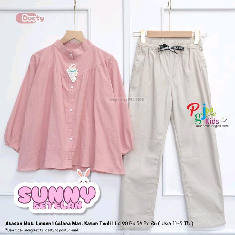 Setelan celana kulot baju remaja perempuan umur 11 12 13 14 tahun 2