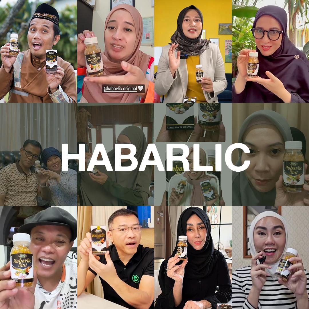 Habarlic 5in1 Kapsul | 1 Botol isi 100 I Habbatussauda Garlic Propolis Minyak Zaitun Rimpang Jahe I BPOM Halal