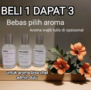 parfum pria wanita 35ml dapat 3 botol Perfume Refill Wangi
