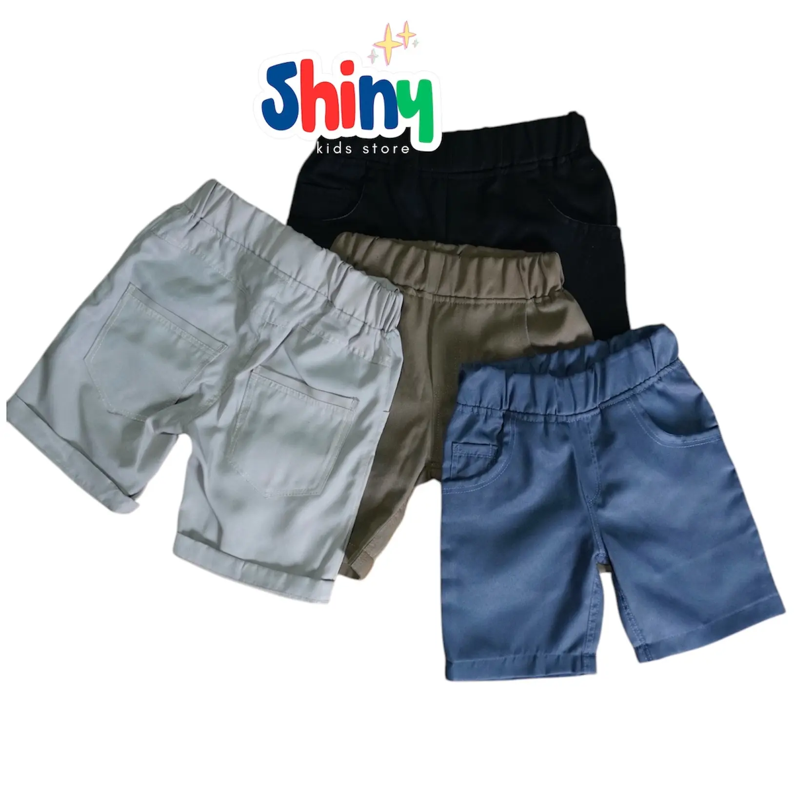 Shiny Celana Pendek Anak Katun Pinggang Karet
