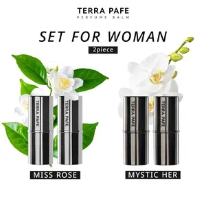 Terra Pafe Perfume Balm - Set Wanita: Meniru Aroma Alami Tubuh, Aroma Unik, Berbagai Pilihan Aroma, Bebas Alkohol, Cocok untuk Berbagai Kesempatan, Mudah Dibawa