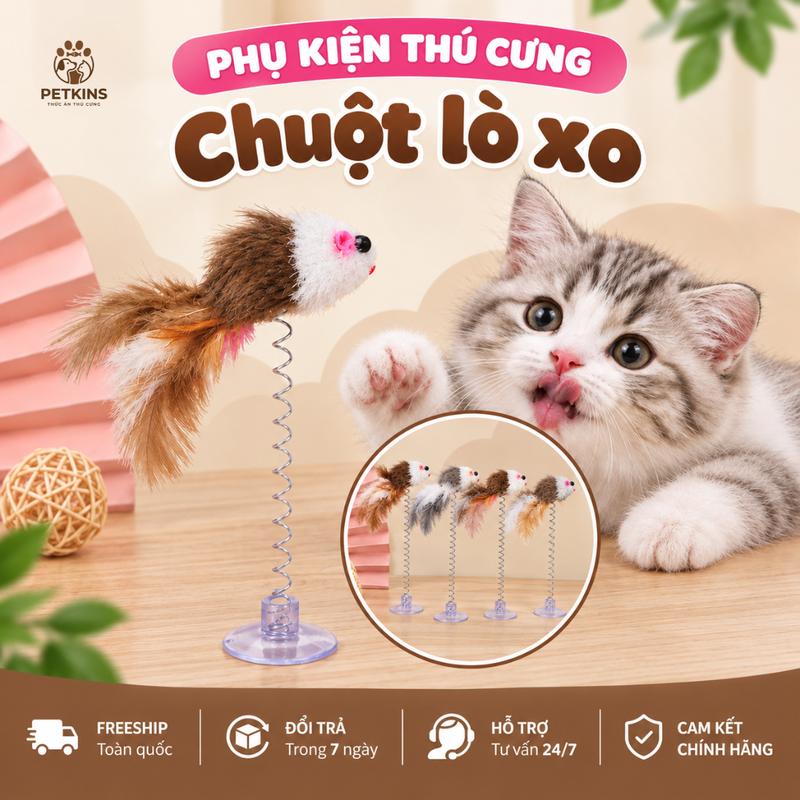 Cần câu mèo Petkins giúp mèo năng động
