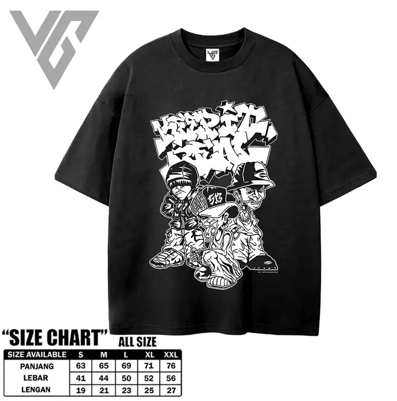 VG-Kaos Sablon KEEP IT REAL BRUCHLESS/Baju Band/Atasan Pria Wanita/Baju Distro/Kekinian/Kaos Viral Laris/Trend 0