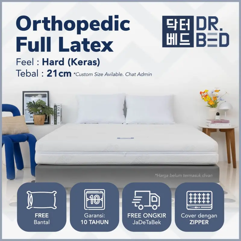 Kasur Orthopedic Latex Ortho DR.BED uk. 120x200 1