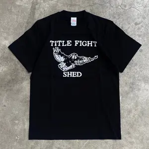 Title Fight - Shed Tshirt - Black | Baju Band Combed Fit