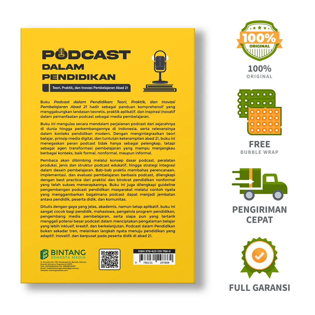 Podcast dalam Pendidikan: Teori, Praktik, dan Inovasi Pembelajaran Abad 21 - Bayu Pradikto, S.Pd., M.Pd., Intan Purnama Dewi, S.Pd., M.Pd.