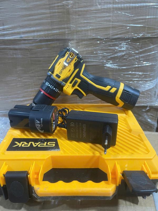  SPARK Máy Khoan Pin SPARK 16,8V - Đầu Kẹp Autolock 13mm Pin 4 Cell 2000mAh Bảo Hành Chính Hãng Tiện Dụng cho Công Việc Đèn LED Motor Brushless 