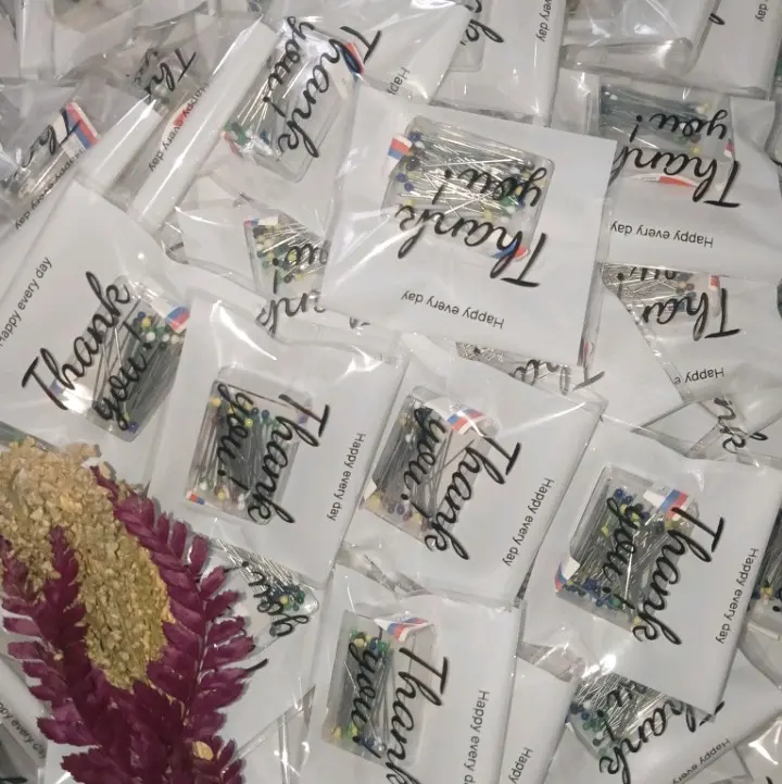 (50 pcs) Souvenir pernikahan pentul dan label ucapan  terimakasih