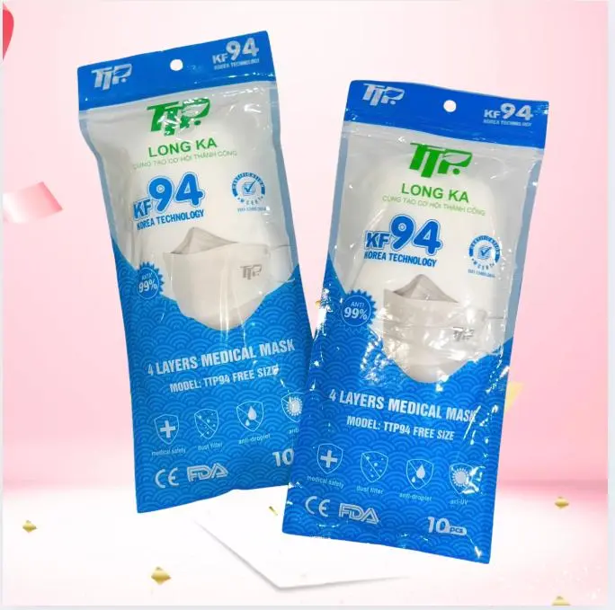 300 Chiếc Khẩu Trang KF94 TTP, 4 LỚP KHÁNG KHUẨN HÀNG GIÁ RẺ