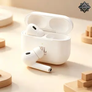 KY X55 Earphone Tidur Suara Stereo Level HiFi, Tahan Air iPX5, Mikrofon Internal, ENC Noise Reduction Layar Digital Cerdas Kontrol Sentuh untuk iPhone dan Android