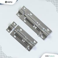 Gambar SORU - Grendel Slot Kunci Pintu Jendela Bulat - Door Latch Stainless Steel Anti Karat - Black, 3 Inch dari Soru Indonesia Kota Bandung 4 Tokopedia
