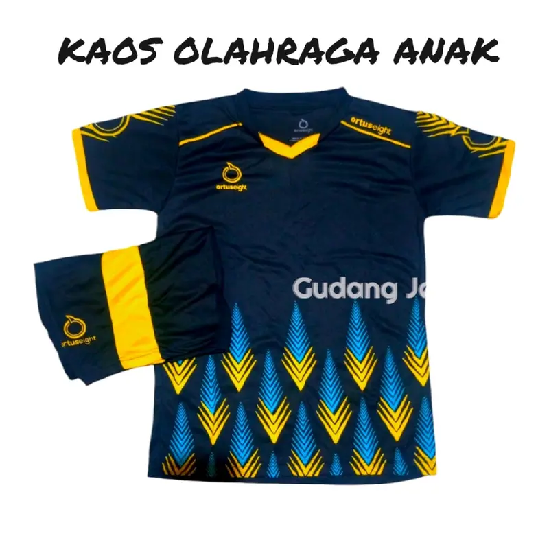 Baju bola anak laki laki jersey junior Kaos futsal anak Outdoor Olahraga Sport 2