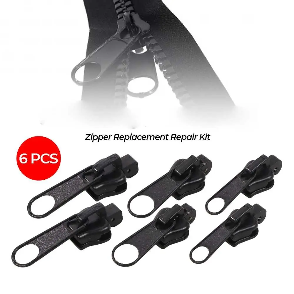 6 Pcs Resleting Pengganti Zipper Replacement Repair Kit Sleting Tas Jaket DLL