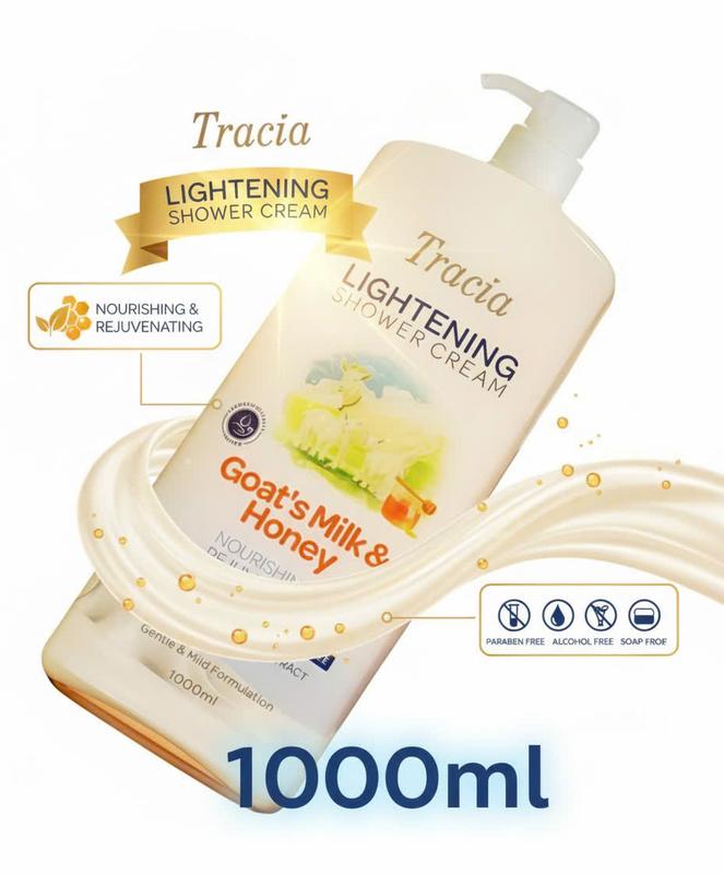  Sữa tắm dê Tracia Goat's milk & Honey chứa vitamin C  Malaysia  cho da sáng mịn và mềm mại - Dưỡng Body an toàn cho phụ nữ mang thai 