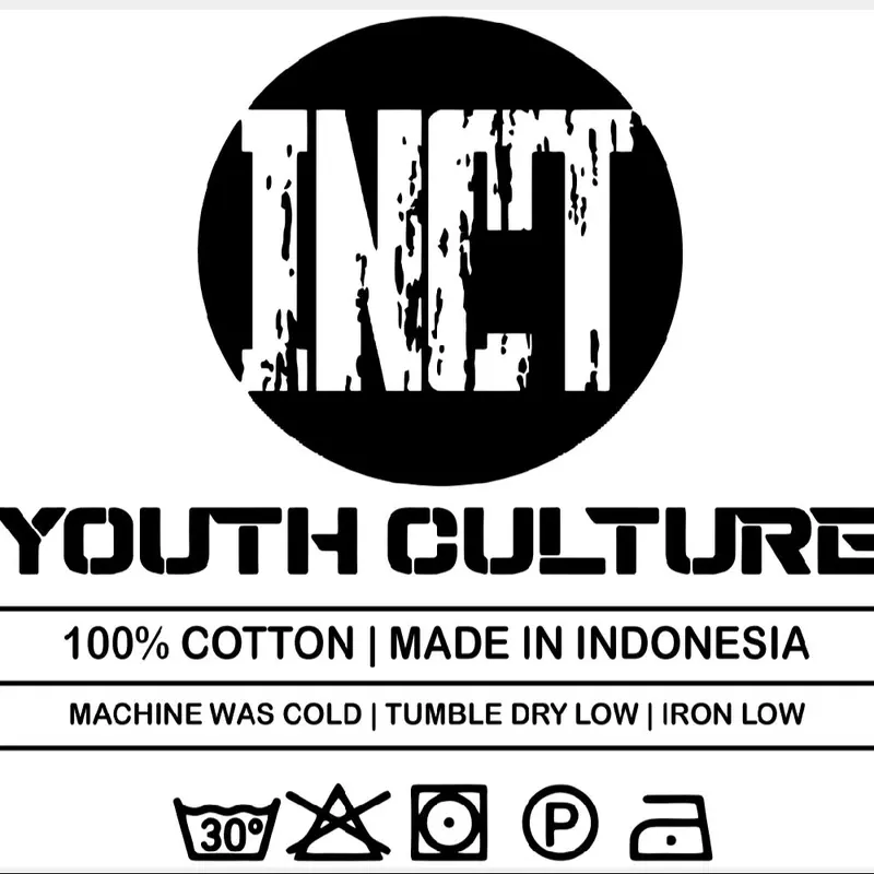 Kaos Distro Pria inocent navy Mustard Katun Combed 24s Tebal 2