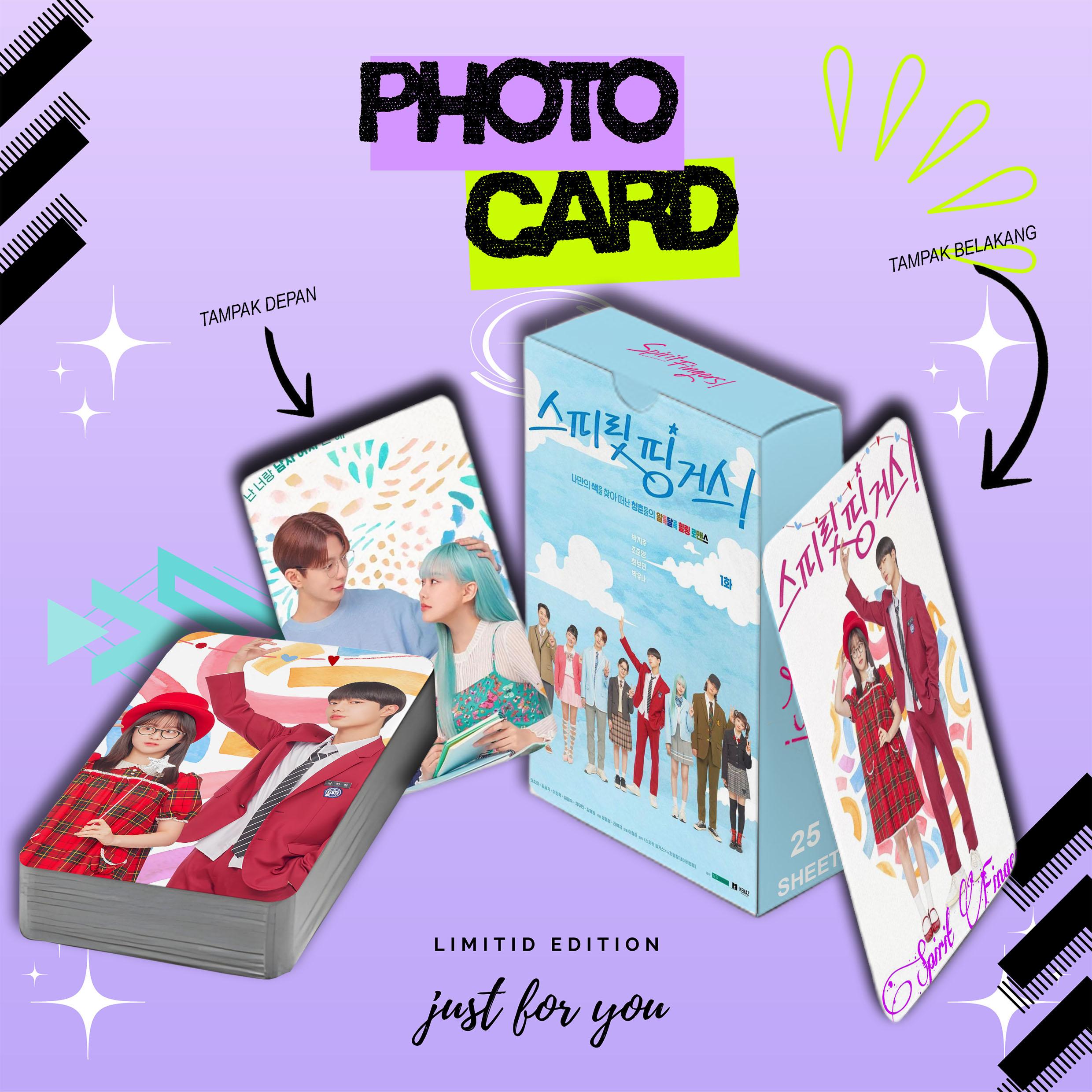 PHOTOCARD SET TERBARU KDRAMA SPIRIT FINGERS PREMIUM 25 SHEET FREE BOX PHOTOCARD SET TERBARU KDRAMA SPIRIT FINGERS PREMIUM 25 SHEET FREE BOX