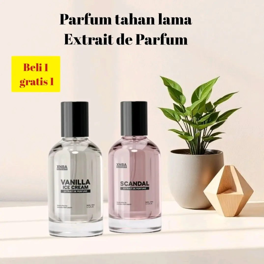 Parfum tahan lama, beli 1 gratis 1 parfum