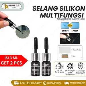 GET 2 PCS LEM UNTUK KACA MOBIL RETAK / LEM KACA/ LCD HP 100% BARANG ORIGINAL OTOHEROES