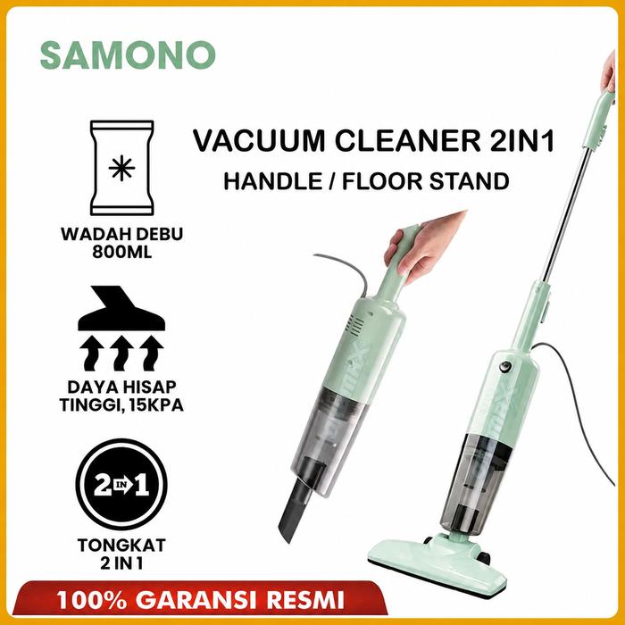 Gambar Samono Vacuum Cleaner 2in1 SW-VCG15 Penyedot Debu Portable 15.000 Pa Dengat Tongkat Panjang  - RD dari Ratu dapur_NEW Kota Bekasi Tokopedia