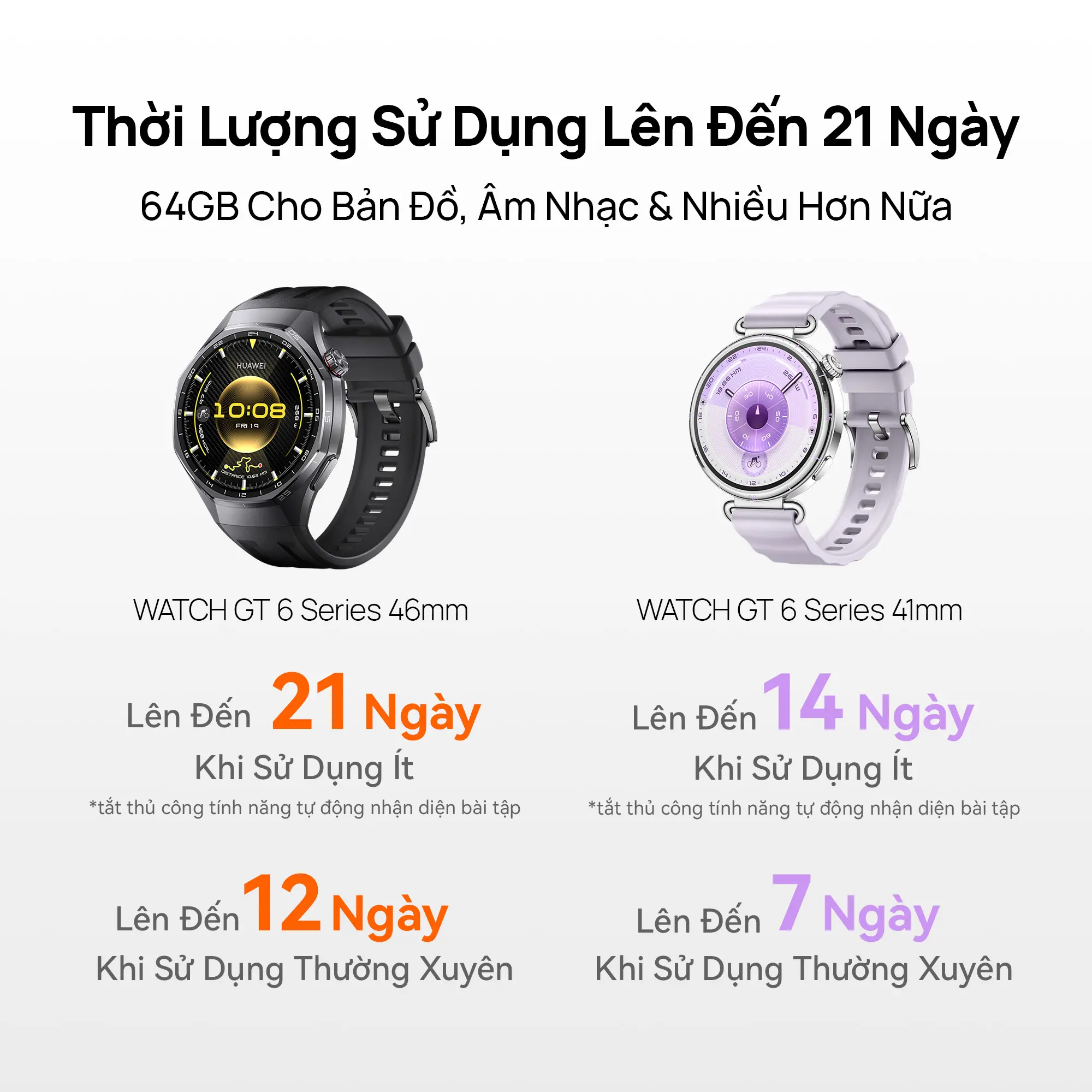 Đồng Hồ Thông Minh | HUAWEI WATCH GT6 Series | Tập Luyện Nâng Cao | Theo Dõi Sức Khỏe Toàn Diện | Pin Đến 21 Ngày | BigBuy360 - bigbuy360.vn Đồng Hồ Thông Minh | HUAWEI WATCH GT6 Series | Tập Luyện Nâng Cao | Theo Dõi Sức Khỏe Toàn Diện | Pin Đến 21 Ngày | BigBuy360 - bigbuy360.vn