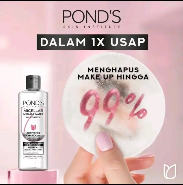 Ponds miceller miracle water  brightening niasorcinol 55 ml Cleanser 2