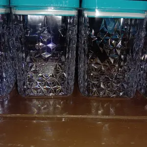 (6PCS)Toples Cantik mika Calista dengan kapasitas 1000ml & 800ml. et2