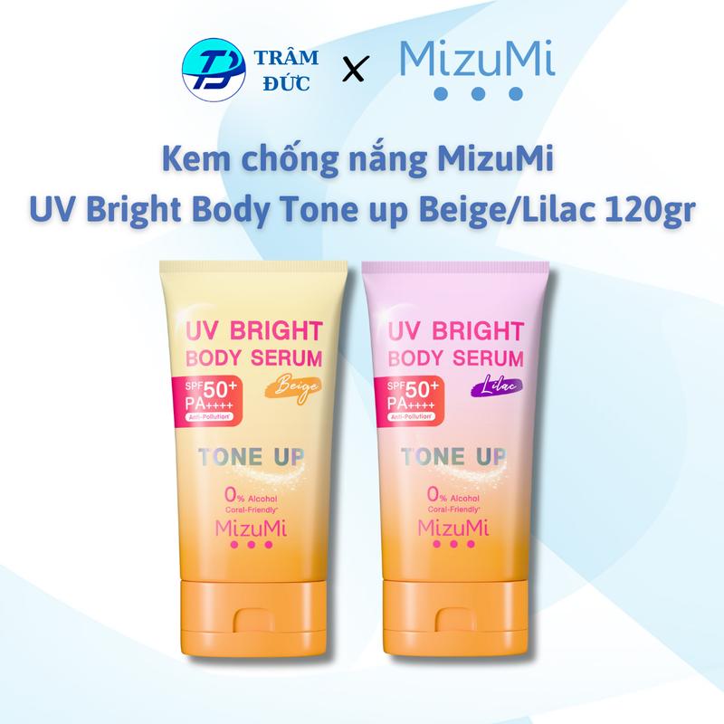 MizuMi Kem chống nắng Mizumi Body Serum Tone Up Beige/Lilac 120g