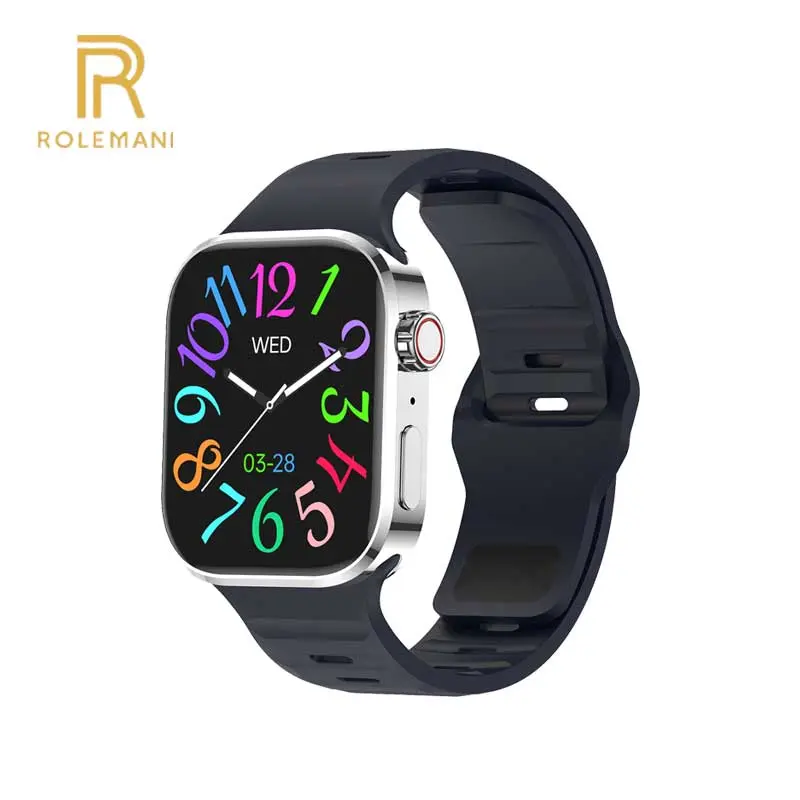 ROLEMANI B02 Smartwatch 2,99" AMOLED - Slim - Metal Case - Sport Mode & Health  Monitoring - Rich Application