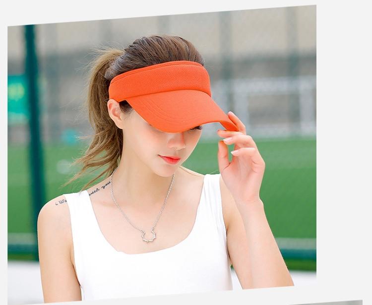 Product Introduction of Sun Hat Women Baseball Cap Summer White Sun-Proof Caps Empty Top Visors Seaside Outdoor Sport Tennis Golf Hat 5
