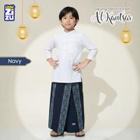 Gambar Little Zizu - Sarung Tenun Anak Muslim Instan Al-Kautsar Motif Etnik - Hitam, M dari Little Zizu Kota Depok 1 Tokopedia