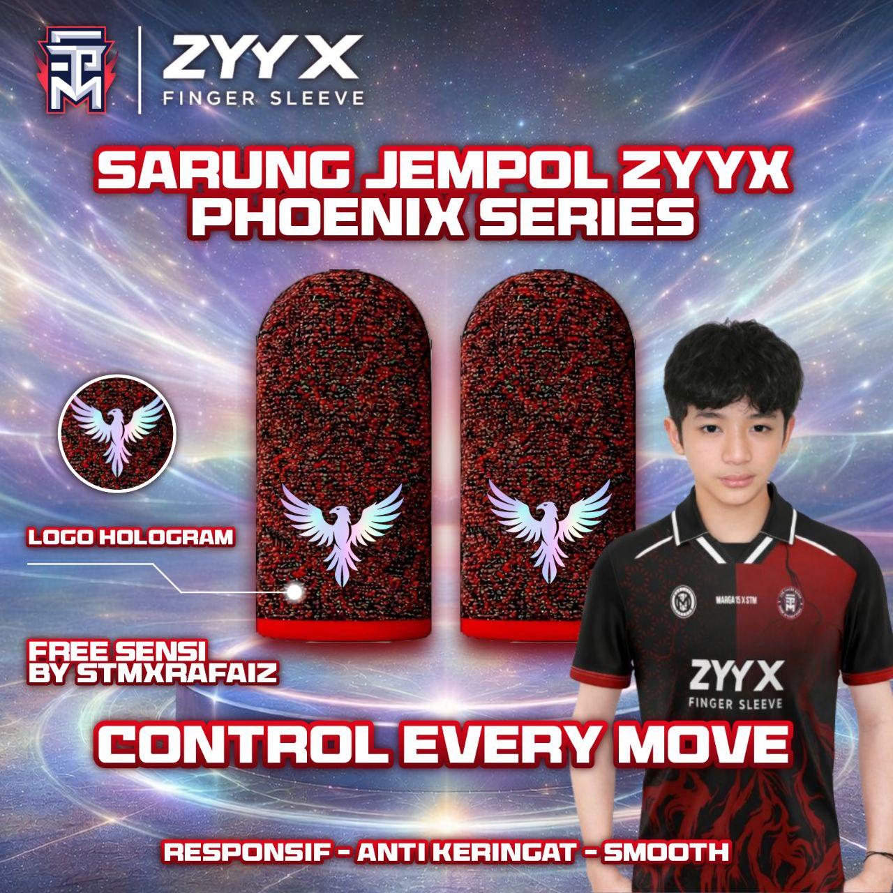 Sarung Jempol KING RAFAIZ Premium STM ZYYX Aksesoris Game Freefire & Mobile Legends Elite CS Original