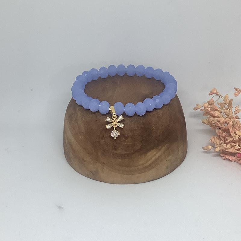 Product Introduction of Gelang Crystal Pita Diamond Berlapis Emas Manik-Manik Gelang Batu Cantik Kekinian - Gelang Premium Quality - CC18 41