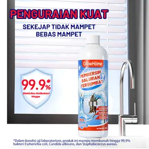Glowhome Pembersih Saluran Tersumbat — Ampuh Larutkan Lemak Dapur, Lancarkan Pipa, Hilangkan Bau Toilet & Usir Serangga10
