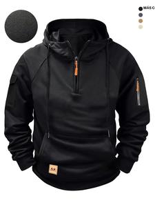Sudadera con capucha y cordón ajustable para hombre, Sudadera con capucha informal de manga larga para otoño e invierno, Ropa de hombre para el día a día