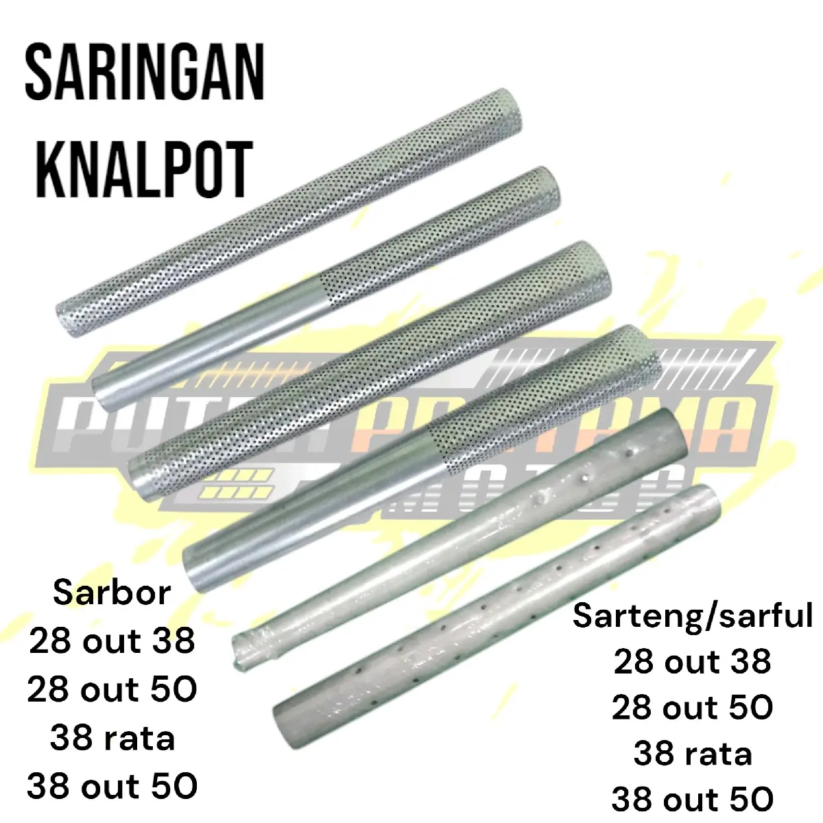 saringan knalpot sarbor, sarteng, sarful panjang 40cm Motorcycle Racing