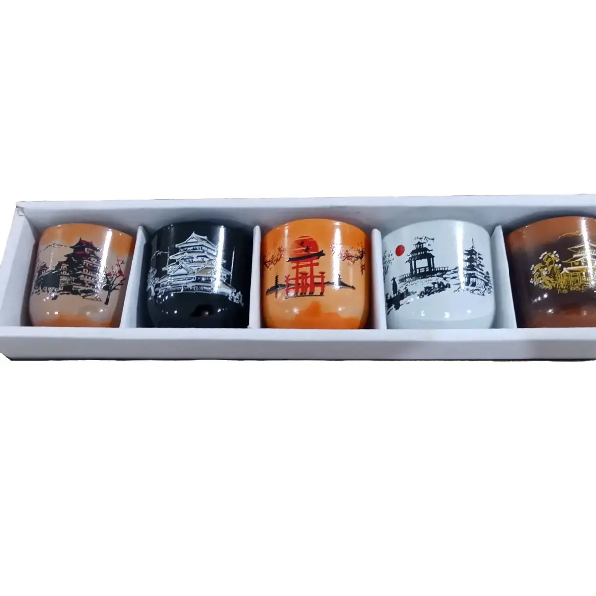 Gelas Soju Kaca Unik Teh Kopi Antik Premium Souvenir Hampers Bonus Box Eklusif