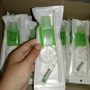 15pcs paket sikat gigi shampoo,sabun dan pasta gigi