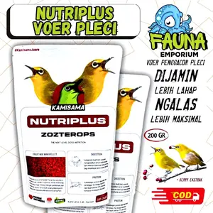 Kamisama Nutriplus Zozterops 200g Voer Pengggacor Pleci