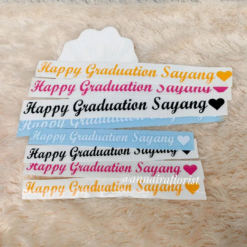 Cutting Sticker Untuk Ucapan Buket 2 Ukuran Cutting Sticker Untuk Ucapan Buket 2 Ukuran