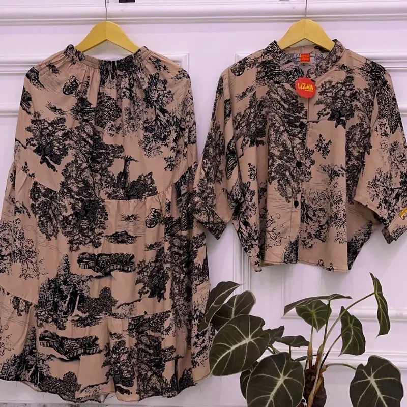 Setelan Rok Kekinian Terbaru Bahan Rayon 3
