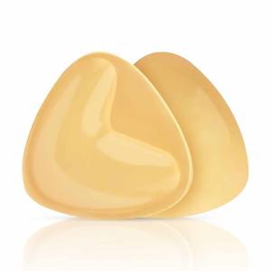 Almohadillas de sujetador autoadhesivas para ropa deportiva, relleno de esponja y silicona, gruesas, realzan el pecho pequeño, insertos triangulares y en forma de corazón, cubre pezones adhesivos