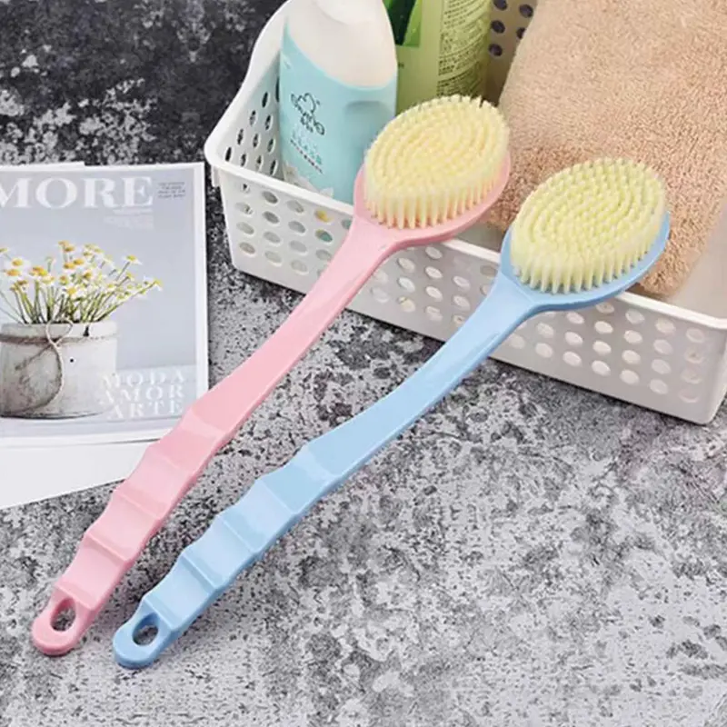 Sikat Punggung Sikat Mandi Gagang Plastik Sikat Mandi Anak & DewasaMultifungsi 1pcs 5