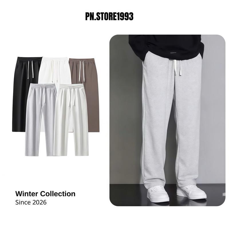 PN.Store1993 Quần Nỉ 2 Da Ống Suông form beggy N2-B1 Nam Vải Dày Mịn Phong Cách Menswear Chất Liệu Mềm Mại Bền Bỉ Phù Hợp Cho Bốn Mùa QD08
